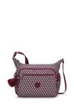 Сумка кросс-боди Kipling GABBIE PRT AC, Dk/Dark Red - фото