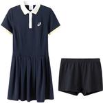 Костюм с юбкой GS Asics, темно-синий - фото