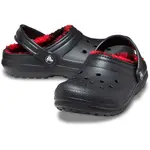 Сабо Crocs Classic Lined Buff Check, черный - фото 4