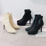 Женские классические модные ботинки Vivian, Beige - фото 7