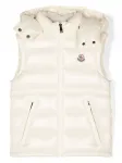 Дутый жилет Ania Moncler Enfant, белый - фото