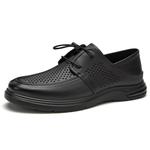Туфли AOKANG Dress Shoes Men Low-Top Black - фото 3