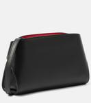 Кожаный клатч Hug Ferragamo, Nero || Flame Red || Flame Red - фото 4
