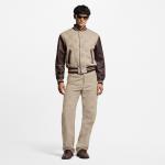 Скейтерские брюки с вышитой монограммой Louis Vuitton, бежевый - фото 3