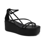 Кожаные сандалии Calvin Klein, черный - фото