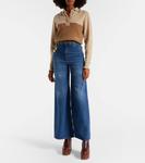 Кожаные ботинки-чулки Maxime на платформе Chloé, Sooty Brown - фото 3