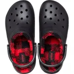 Сабо Crocs Classic Lined Buff Check, черный - фото 3
