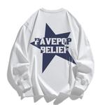 Футболка унисекс FAVEPOP, белая [Романтические звезды улучшенная версия] - фото 5