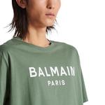 Футболка с принтом логотипа BALMAIN, зеленый - фото 10