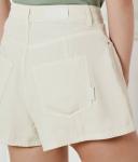 Джинсовые шорты j77 Relaxed fit Armani Exchange, экрю - фото 4