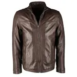 Кожаная куртка JCC "31024024", коричневый - фото