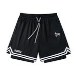 SUPEREALLY СУПЕРАЛЬНО баскетбольные шорты унисекс, Черный - фото 4