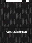 Сумка-тоут с монограммой KARL LAGERFELD, черный - фото 3