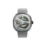 SEVENFRIDAY Часы ME Collection Automatic Mechanical Movement с синим циферблатом - фото