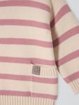 Детский бретонский джемпер John Lewis, розовый - фото 3
