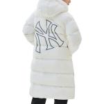 Пуховик унисекс белый Mlb - фото 7