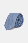 Галстук с шелком Calvin Klein, синий - фото