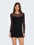 Мини платье ONLY ONLHEART-BECKI, Black - фото 2