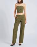 Брюки Straight-Leg Formal Pants 8 By Yoox, зеленый - фото 2