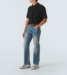 Хлопковая пике-поло с добавками Gucci, Black/Mix - фото 2