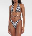 Верх бикини с пирсингом Same, Zebra - фото 2