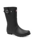 Сапоги резиновые Hunter с застежкой, черный - фото 2