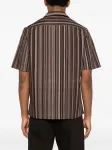 Полосатая рубашка Paul Smith, коричневый - фото 4