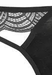 Стринги JETTE, соблазнительного микса из кружева, черный - фото 5