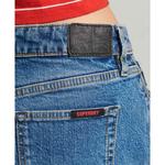 Шорты Superdry Vintage Mid Rise Cut Off, синий - фото 4