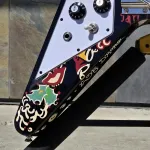 Epiphone Jimi Hendrix «Love Drops» Flying V для левши - фото 6