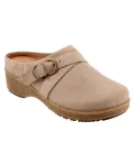 Клоги Asmara Clog SoftWalk, коричневый/бежевый - фото