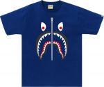 Футболка BAPE Mad Shark 'Blue', синий - фото