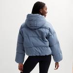 Женский пуховик оверсайз с капюшоном Sebby, бежевый - фото 2