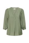 Блуза LUI BUTTON Kaffe, зеленый - фото 5