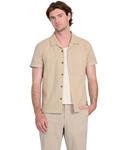 Мужская рубашка Wesley Crochet Resort GUESS, Pasadena stone - фото