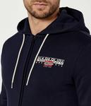 Толстовка мужская Napapijri на молнии, синий - фото 4