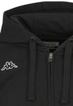 Толстовка Kappa Zip-up sweatshirt, Black - фото 8