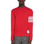 Футболка с принтом 4 Bar Stripe 2003 THOM BROWNE, красный - фото 3
