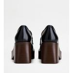 Кожаные лоферы на платформе TOD's, черный - фото 3