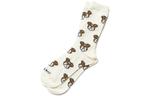 Унисекс носки до середины икры HUMAN MADE, 1 пара (Белый с принтом собаки) - фото 3