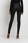 Джинсы скинни средней посадки с покрытием River Island, черный - фото 2
