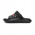 Противоскользящие дышащие шлепанцы для детей BOBDOG, черный - фото