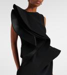 Топ с рюшами Maticevski, черный - фото 4