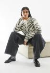 Джемпер ARMEDANGELS BALBAA ZEBRARAA, Oatmilk-Black/Mottled Grey - фото 5