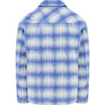 Куртка с клеткой REPRESENT, синяя - фото 3