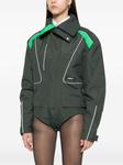 Coperni куртка-боди, зеленый - фото 3