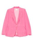 Шелковый блейзер Forte Forte, розовый - фото