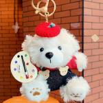 Little Painter Cookies Bear Plush Pendant 10.5cm Height ROUERXIONG - фото 5