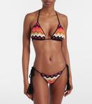 Полосатый хлопковый топ бикини Anna Kosturova, Multi Stripes - фото 2