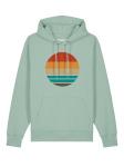 Толстовка Watapparel  Retro Sunset Ocean, мятный - фото